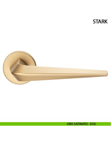 Maniglia per porta Stark Arieni ottone satinato