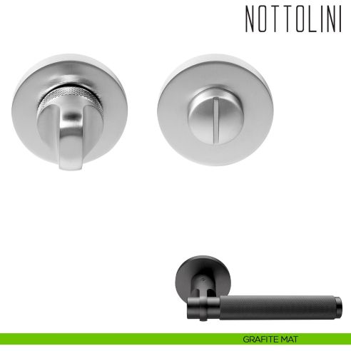 Nottolino per porta Colombo Design DL19 BZG grafite mat
