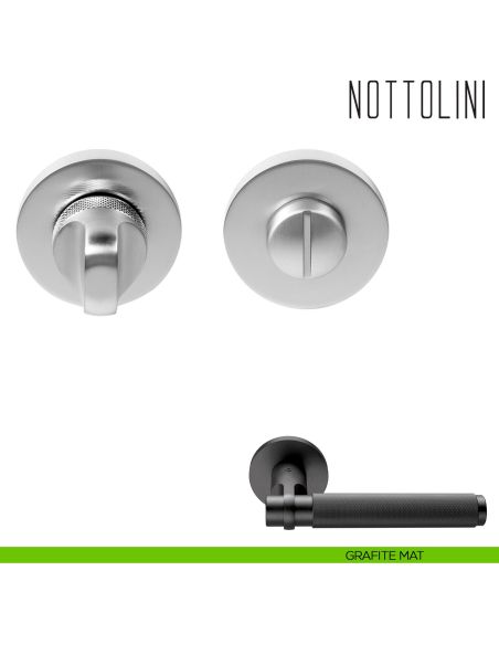 Nottolino per porta Colombo Design DL19 BZG grafite mat