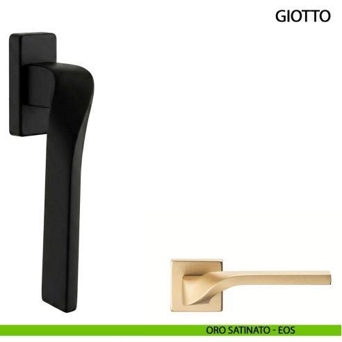 Maniglia per finestra Giotto Arieni oro satinato