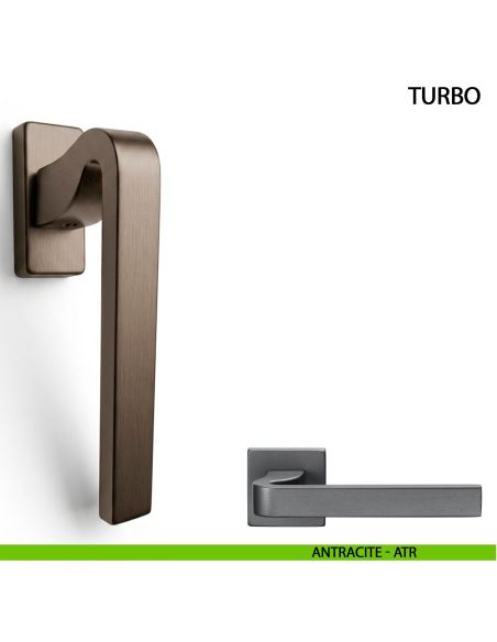 Maniglia per finestra Turbo Arieni antracite