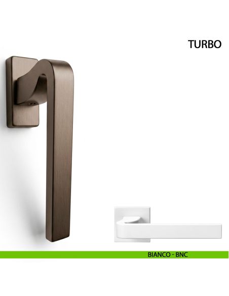 Maniglia per finestra Turbo Arieni bianco