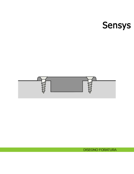 Cerniera Hettich Sensys 165° ammortizzata per ante in mezza battuta