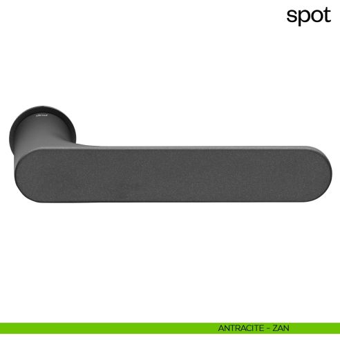 Maniglia per porta Spot dnd Handles con rosetta minimale Unico antracite