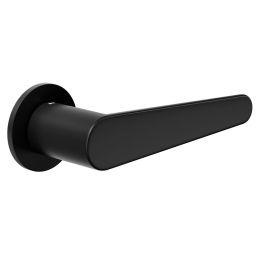 Maniglia per porta Leva dnd Handles con rosetta e bocchetta tonda fine