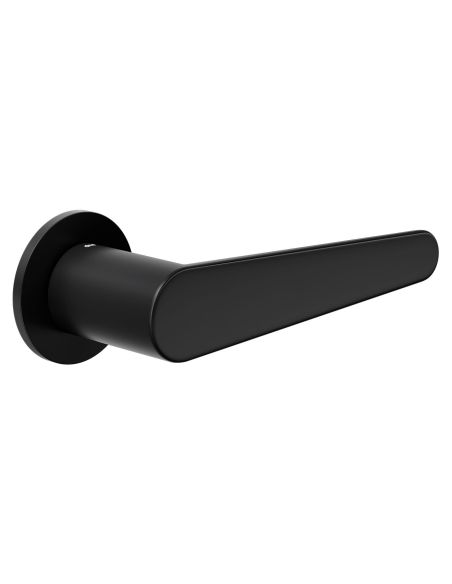Maniglia per porta Leva dnd Handles con rosetta e bocchetta tonda fine