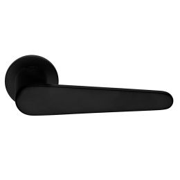 Maniglia per porta Leva dnd Handles con rosetta e bocchetta tonda fine 2