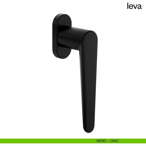 Maniglia per finestra martellina DK Leva dnd nero