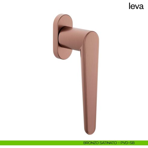 Maniglia per finestra martellina DK Leva dnd bronzo