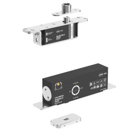 Cerniera pivot idraulica per porta a bilico JNF IN.05.212.HO chiusura automatica portata 200 kg Satinato