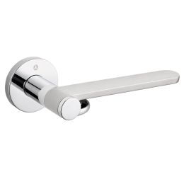 Maniglia per porta Clip Ghidini con rosetta tonda
