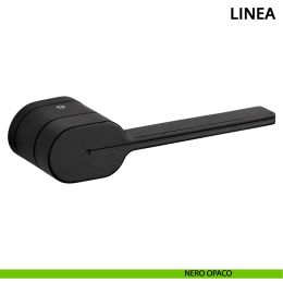 Maniglia per porta Linea Ghidini con rosetta ovale 2