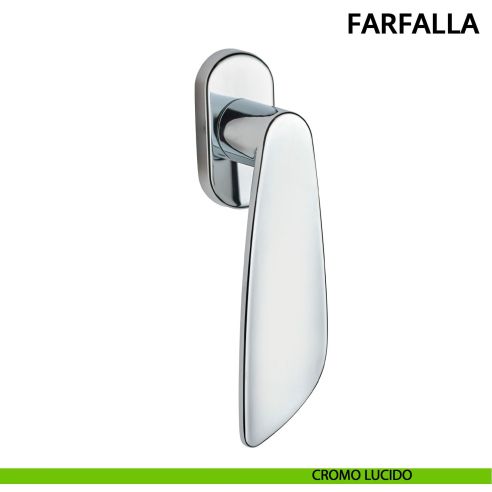 Maniglia per finestra DK Farfalla Ghidini lucido