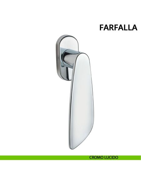 Maniglia per finestra DK Farfalla Ghidini lucido