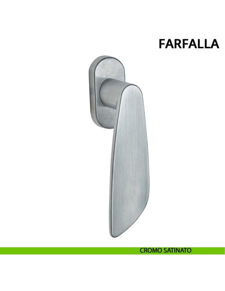 Maniglia per finestra DK Farfalla Ghidini satinato