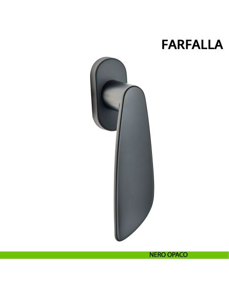 Maniglia per finestra DK Farfalla Ghidini nero