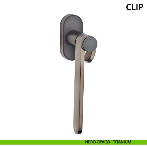 Maniglia per finestra DK Clip Ghidini nero - titanium
