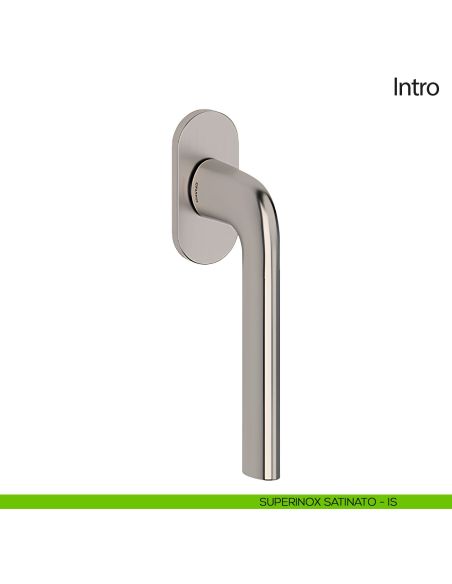 Maniglia per finestra martellina DK Intro Olivari inox satinato