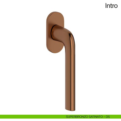 Maniglia per finestra martellina DK Intro Olivari bronzo satinato
