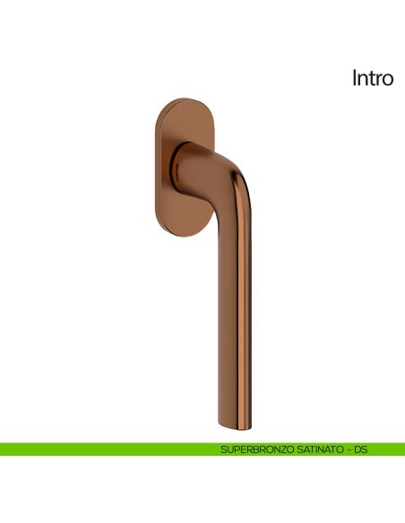 Maniglia per finestra martellina DK Intro Olivari bronzo satinato