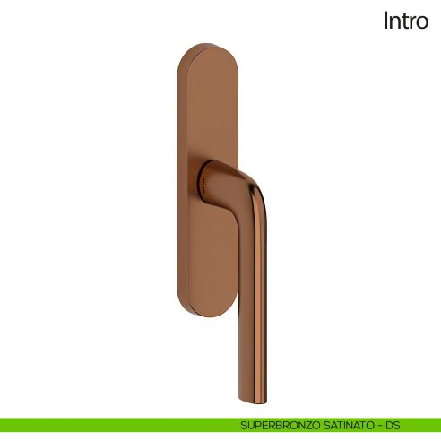Maniglia per finestra cremonese Intro Olivari bronzo satinato