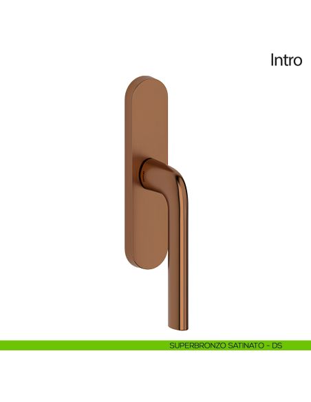 Maniglia per finestra cremonese Intro Olivari bronzo satinato