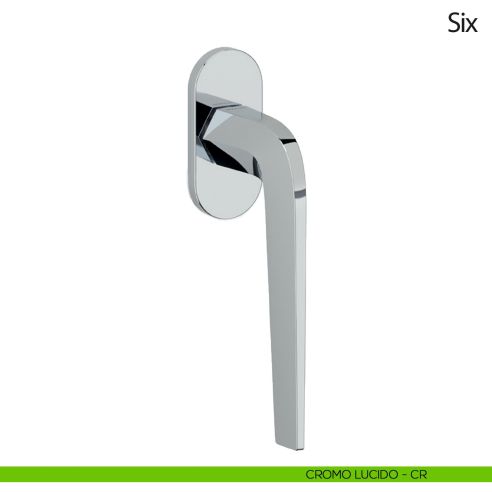 Maniglia per finestra martellina DK Six Olivari cromo