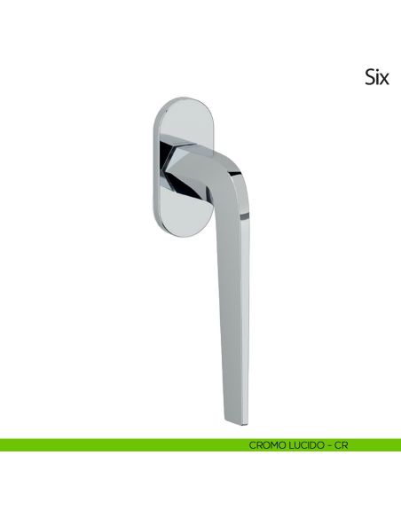Maniglia per finestra martellina DK Six Olivari cromo