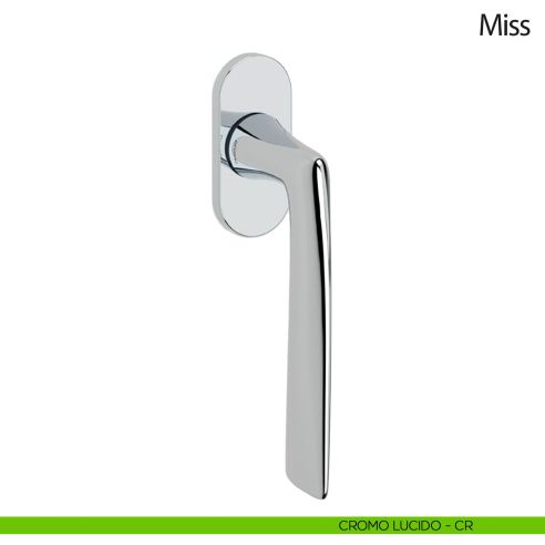 Maniglia per finestra martellina DK Miss Olivari cromo