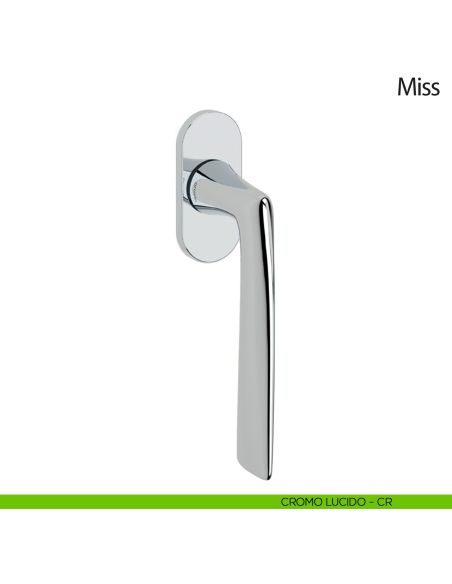 Maniglia per finestra martellina DK Miss Olivari cromo