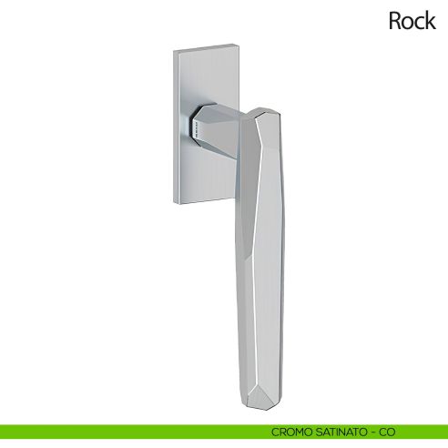 Maniglia per finestra martellina DK Rock Olivari satinato