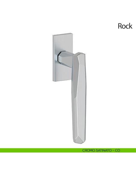 Maniglia per finestra martellina DK Rock Olivari satinato