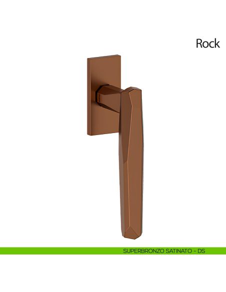 Maniglia per finestra martellina DK Rock Olivari bronzo satinato