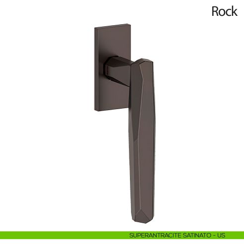 Maniglia per finestra martellina DK Rock Olivari antracite satinato