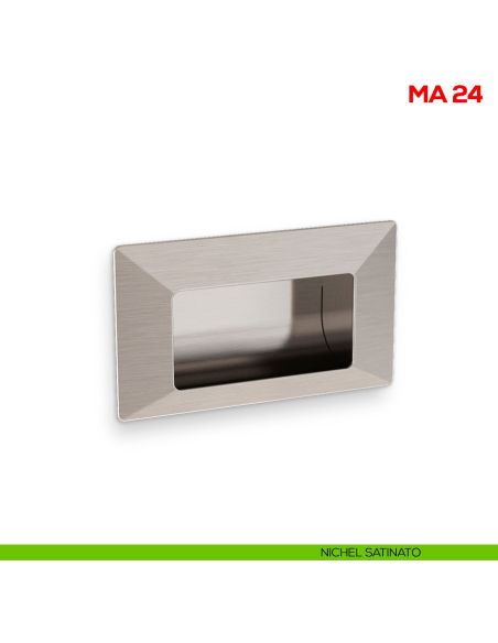 Maniglia incasso per mobile Mital MA24 nichel