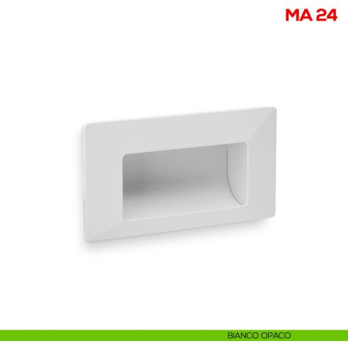 Maniglia incasso per mobile Mital MA24 bianco