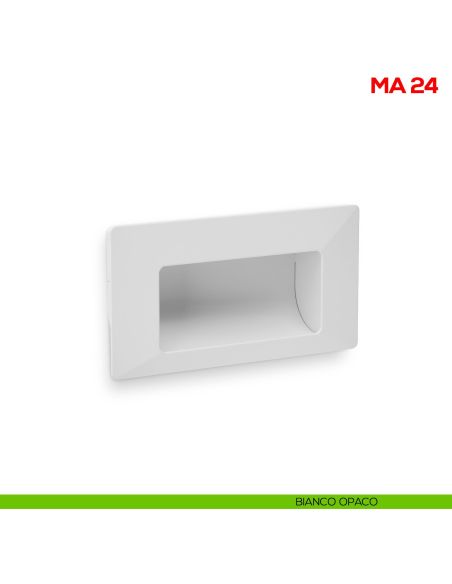 Maniglia incasso per mobile Mital MA24 bianco