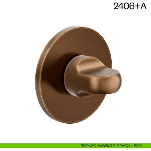 Nottolino per porta 2406 dnd Handles bronzo sabbiato