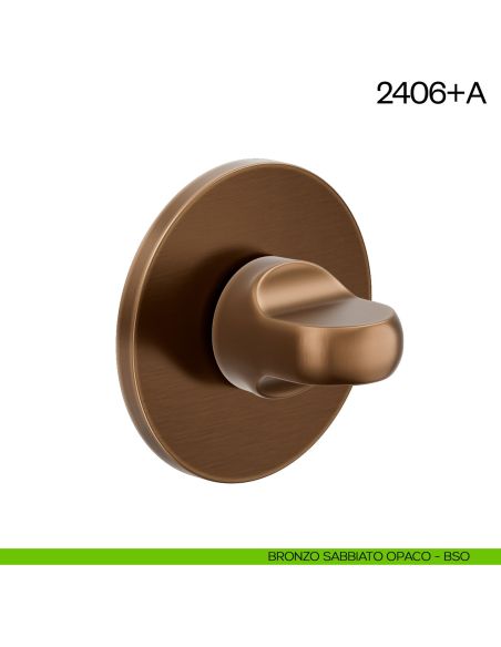 Nottolino per porta 2406 dnd Handles bronzo sabbiato
