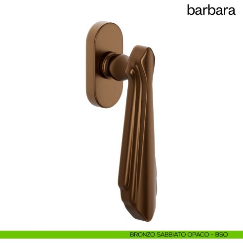 Maniglia per finestra martellina DK Barbara dnd bronzo