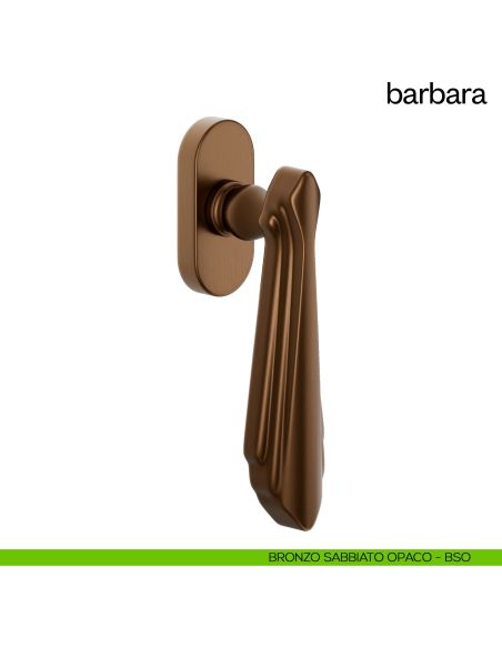 Maniglia per finestra martellina DK Barbara dnd bronzo