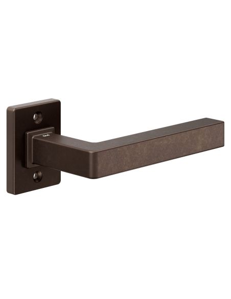Maniglia per porta Angela Dnd Handles con rosetta quadrata