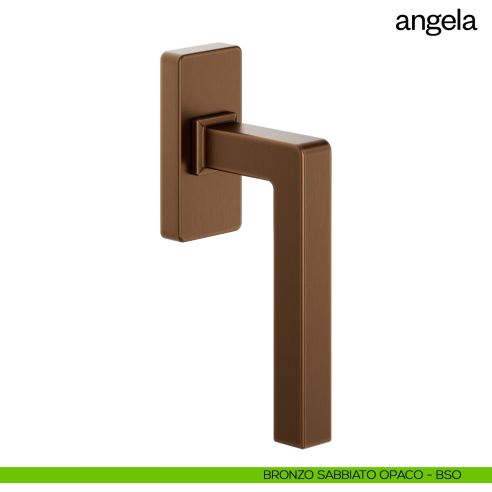 Maniglia per finestra martellina DK Angela dnd bronzo