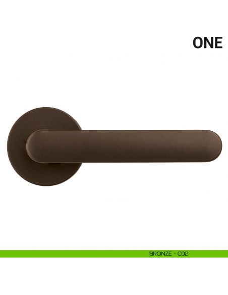 Kombo Box Colombo Design con maniglia One e Serratura SpinOff Krona Koblenz bronze