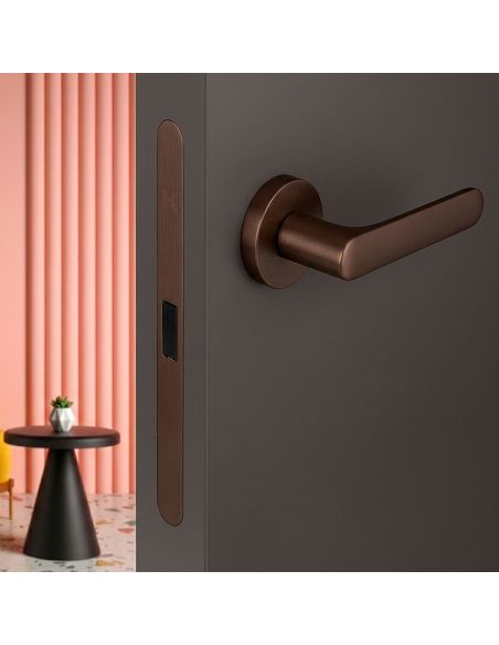 Kombo Box Colombo Design con maniglia One e Serratura SpinOff Krona Koblenz bronze