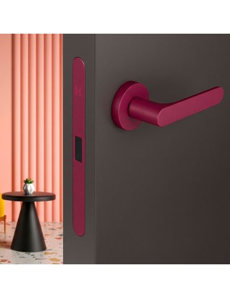 Kombo Box Colombo Design con maniglia One e Serratura SpinOff Krona Koblenz claret violet