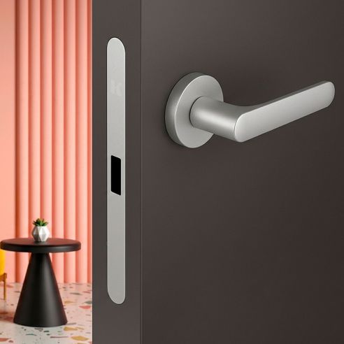 Kombo Box Colombo Design con maniglia One e Serratura SpinOff Krona Koblenz silver