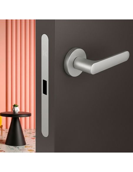 Kombo Box Colombo Design con maniglia One e Serratura SpinOff Krona Koblenz silver