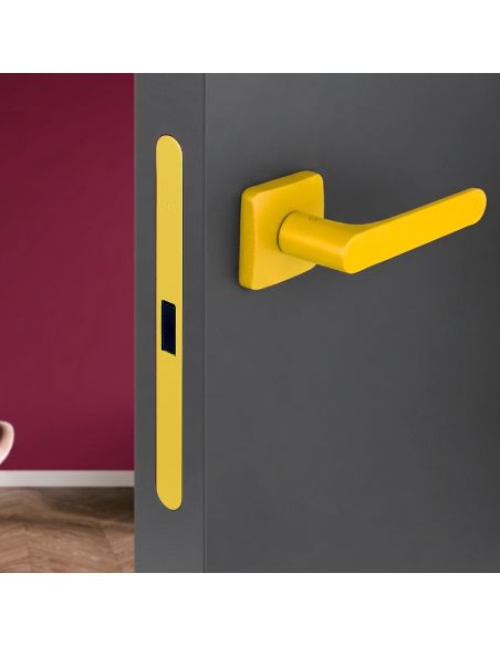 Kombo Box Colombo Design con maniglia OneQ e Serratura SpinOff Krona Koblenz lemon yellow