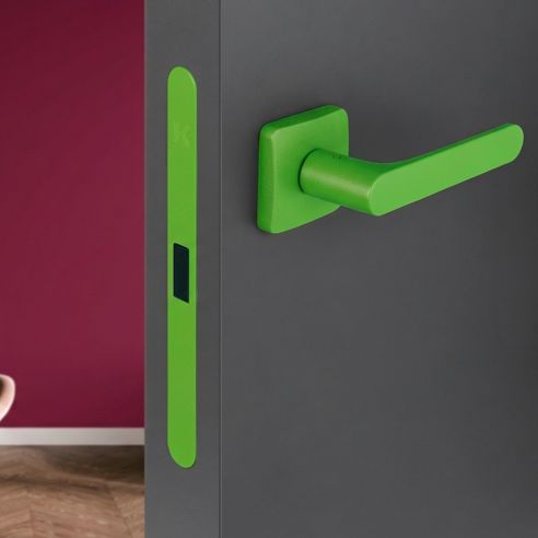Kombo Box Colombo Design con maniglia OneQ e Serratura SpinOff Krona Koblenz lime green